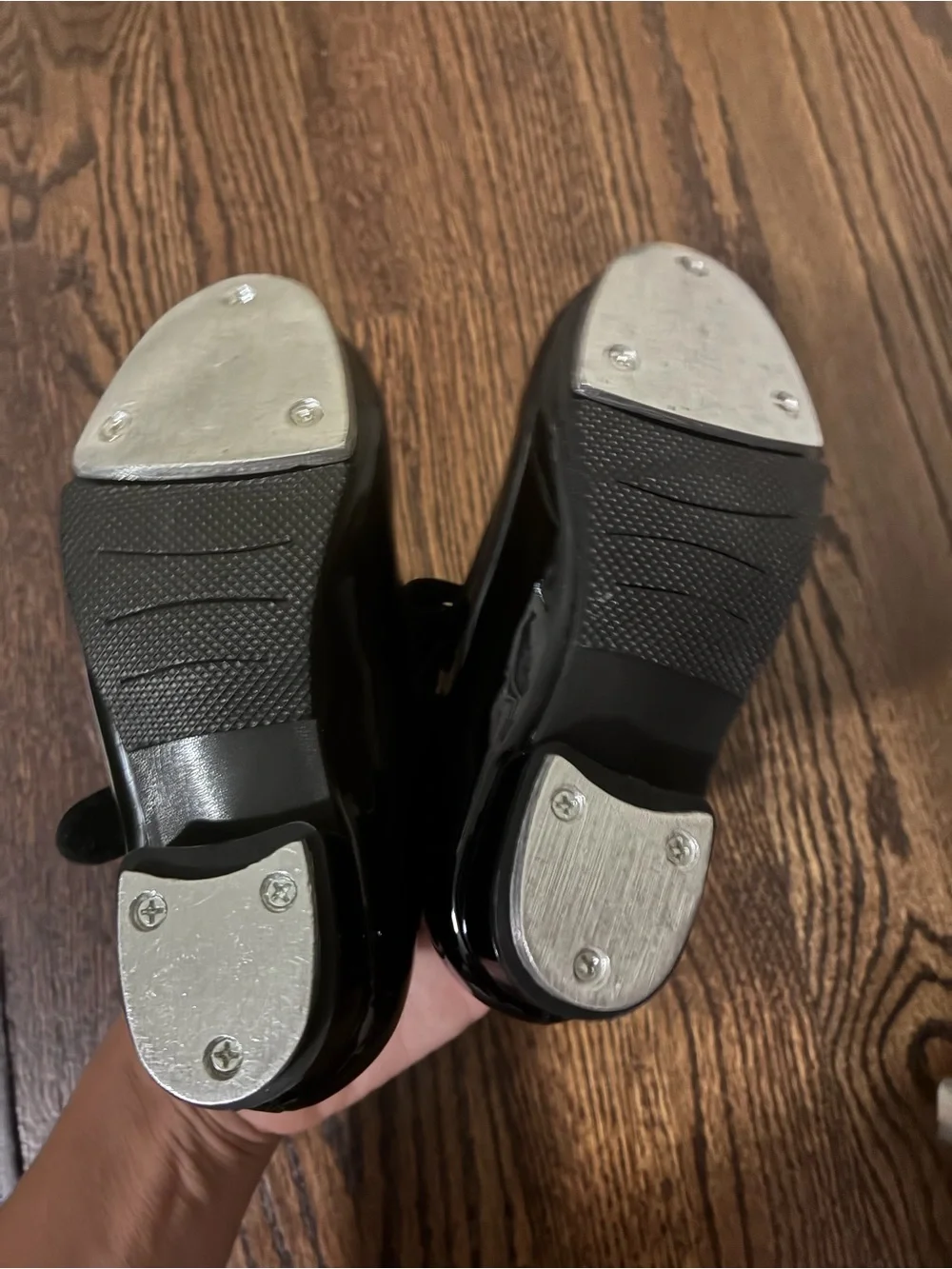Toddler Girls Size 9 Black Tap Shoes